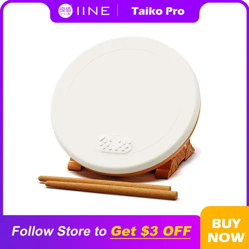 IINE Taiko Drum Controller Pro max kompatibel mit Nintendo Switch/PS4/PS5/PC