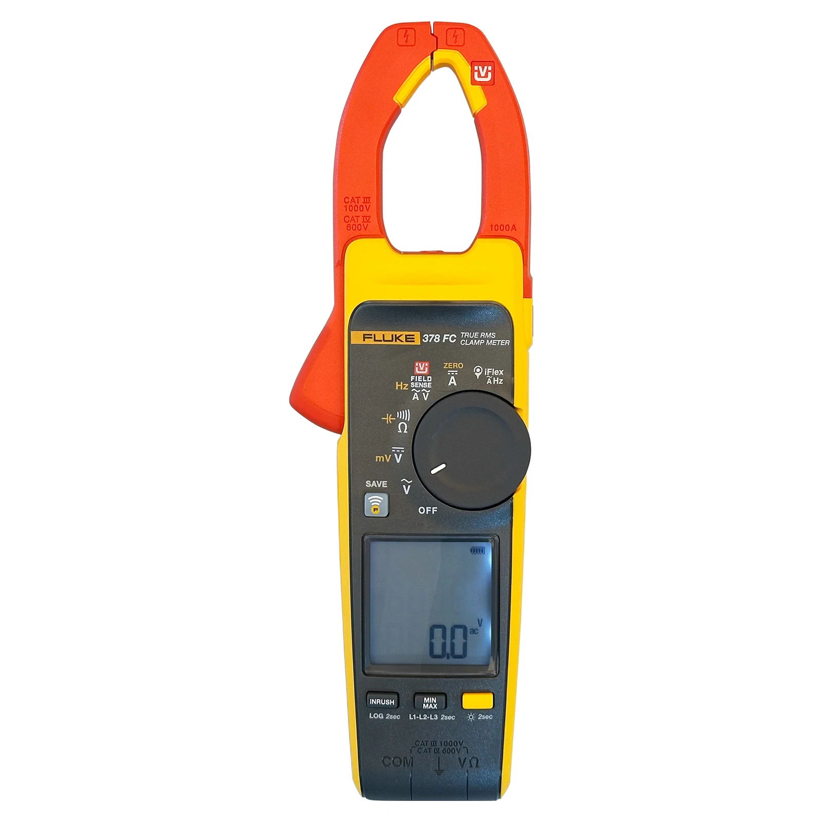 Fluke 378 FC Digital Clamp Meter Non-Contact Voltage True-rms AC/DC Clamp Meter with iFlex