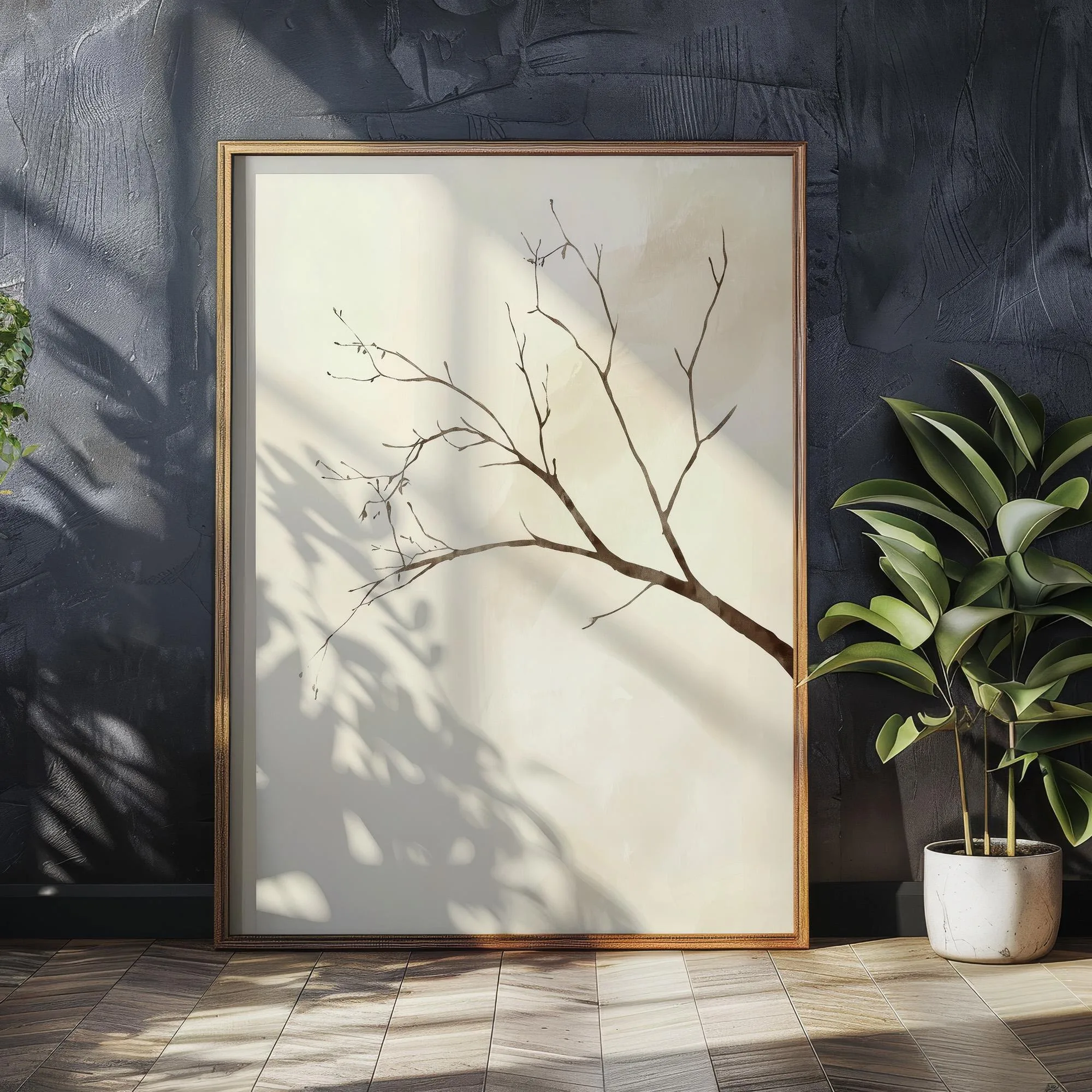 لوحة فنية جدارية داخلية، Wabi- - مراجعة Interior Design Layout وسعره