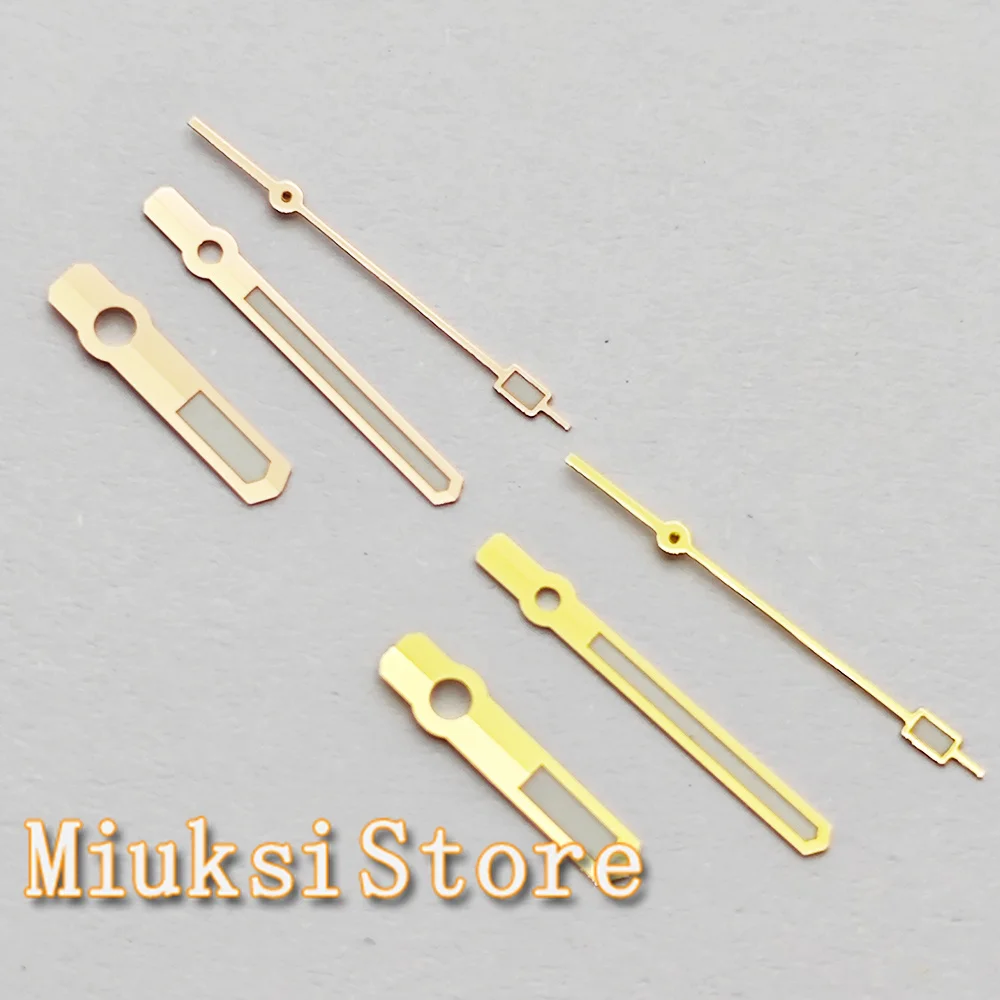 NH35 ساعة الأيدي الفضة/الأزرق/الذهب/بندقية/الذهب الوردي ساعة الأيدي الأخضر مضيئة صالح NH35 NH36 ساعة يد تعمل بالحركة اكسسوارات أجزاء #4