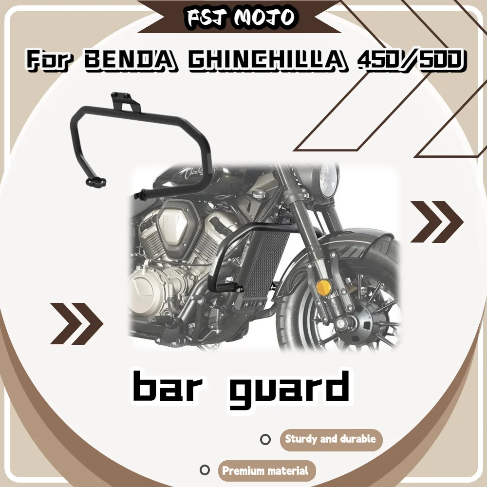 For Benda Chinchilla 450 500 Practical Protective Bumper, Matte Anti-Corrosion Cover Engine Fuel Tank And Side Fairing Mod Parts