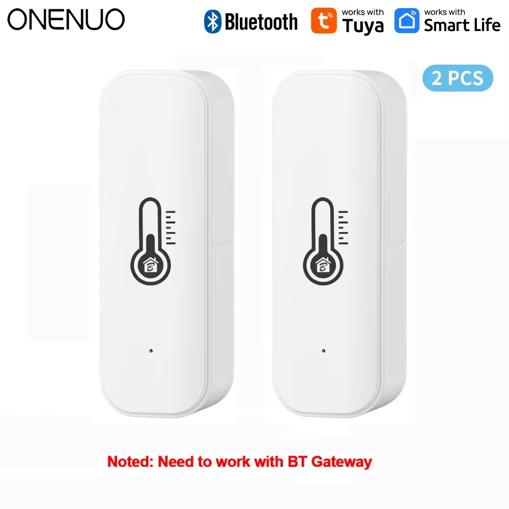 Mini Capteur de Température et d'Humidité Bluetooth, Compatible avec Tuya, Télécommande, Hygromètre Therye.com, pour la Maison