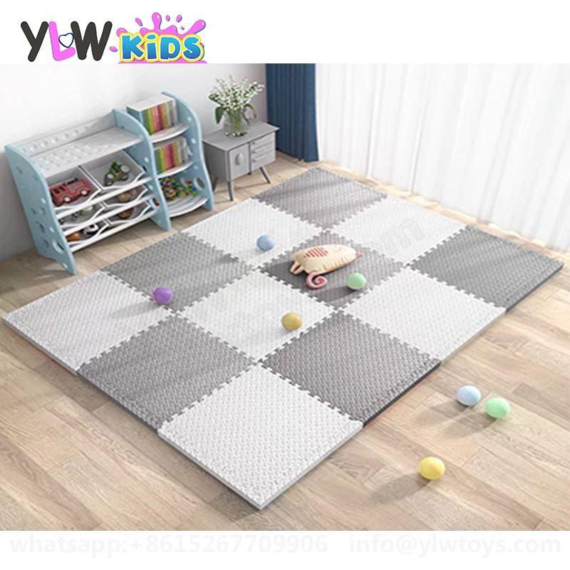 YLWCNN 100CM  Kids Indoor Playground SOFT PLAY EVA Floor Mats/CE UL Pad For Baby Games/Play Area Cushion Yoga Foam Mat