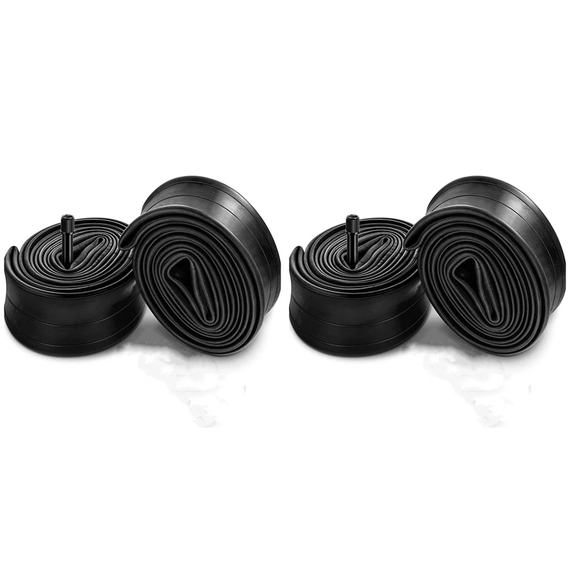 4PCS Bike Tubes For 26 Inch X 1.75/1.95/2.10/2.125 Bike Tire,MTB Bike Inner Tube With Schrader Valve Bicycle Accessories