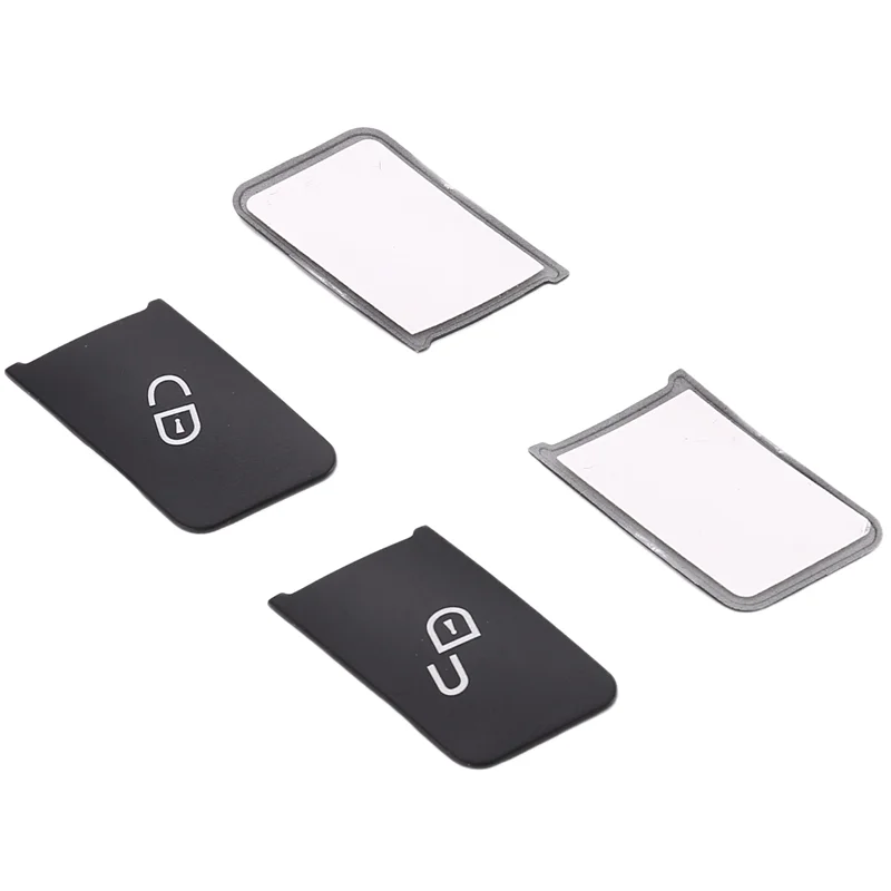 

AEE5-4Pcs Car Door Seat Memory Lock Switch Button Stickers Cover Trim For Mercedes Benz C E Class GLK GL ML W204 Accessories