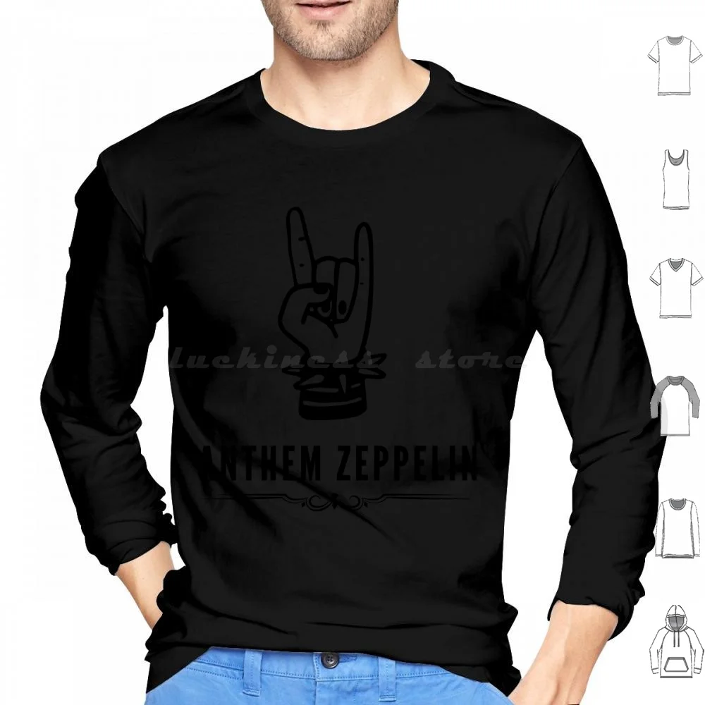 Anthem Rock Band Design Classic Hoodies Long Sleeve Anthem Band Design Classic