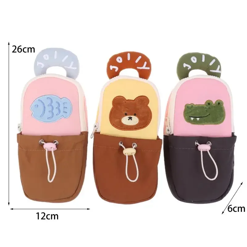 مقلمة محمولة باليد كارتون Ins High Aesthetic High School Student مقلمة محمولة ذات سعة كبيرة