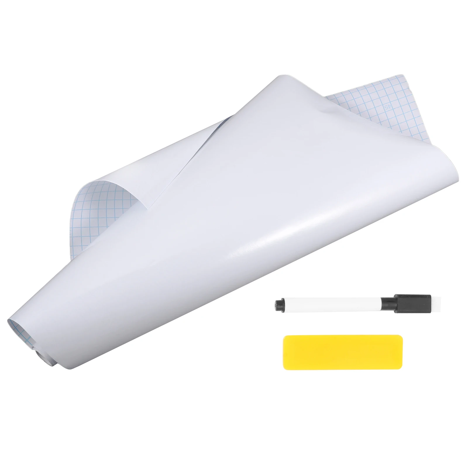 

Whiteboard Stickers 45x100cm White Removable Reusable Dry Erase Board Wall Classroom Teaching Accessories Marker Pen