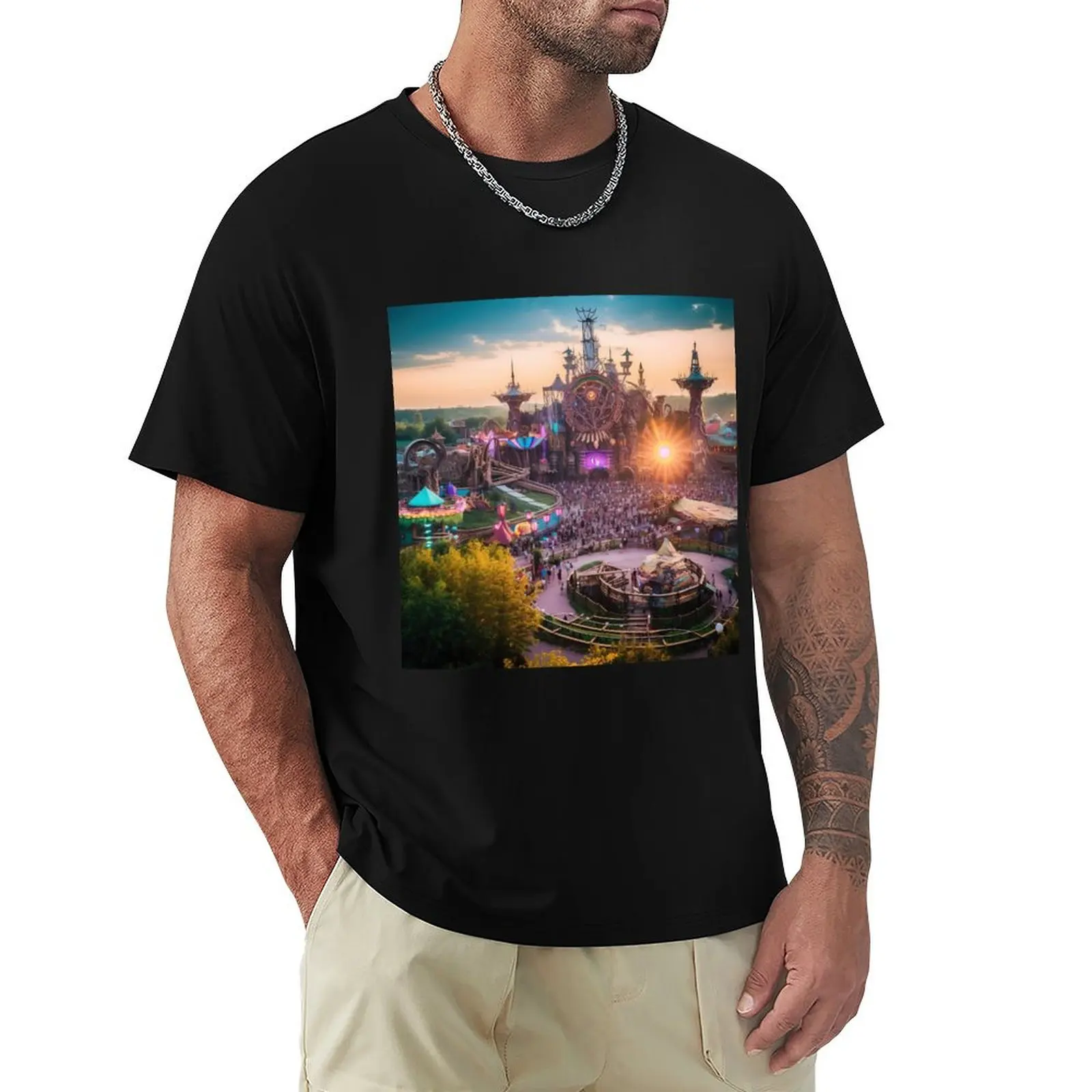 

Tomorrowland Festival T-Shirt summer clothes street wear men clothes