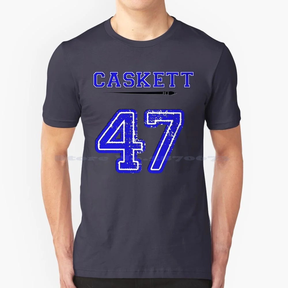 Caskett 47 Jersey T Shirt 100% Cotton Tee Richard Castle Kate Beckett Caskett Sports 47 Castle Abc Abc Castle Stana Katic