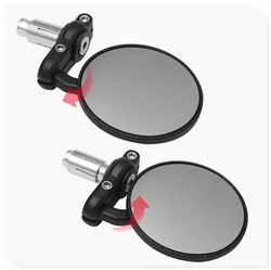 22mm Universal Motorcycle Mirror Aluminum Handle Bar End for Kawasaki H2R ZZR ZX1400 S VeRsion ZX10R Z750R ZX10R ZX6R 636 H2