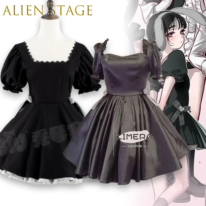 

‌‌‌‌‌Alien Stage SUA Hyuna Cosplay Costume Dress Rabbit House Anime Character Cosplay Outfit PuffSleeve Short Dresses Halloween‌