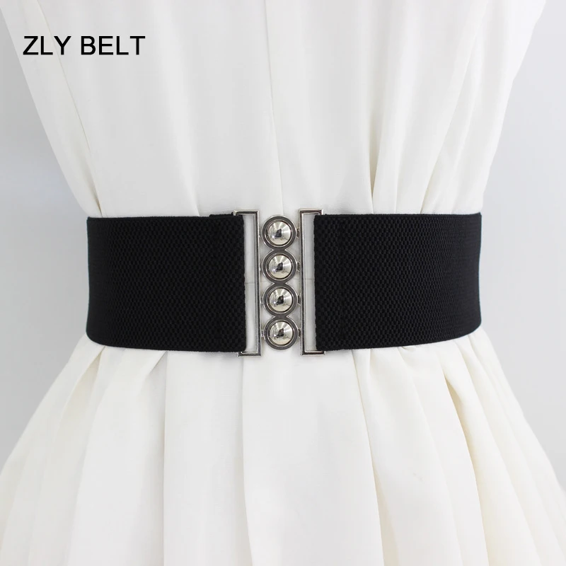 ZLY-Ceinture artificiel astique Réglable pour Femme, Manteau Simple et Décontracté, Style Élégant, Métal Argenté, Structure, Couleur Unie, Taille, Nouvelle Mode, 2023