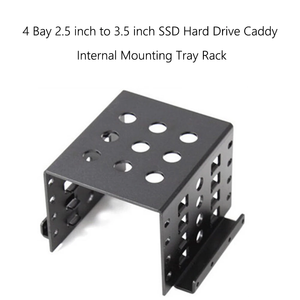Support de plateau SSD support de disque dur 2.5 pouces à 3.5 pouces support d'adaptateur boîtier de disque dur SSD plateau de caddie