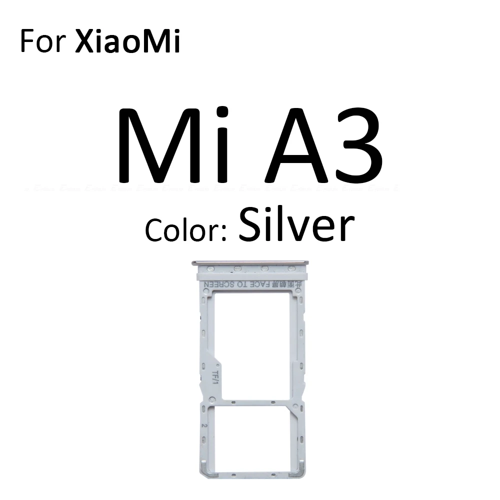 Sim Card Card Tray Socket Holder Slot Container Connector Adapter Reader For XiaoMi Mi A3 10i 10S 10T Lite 5G CC9e CC9Pro