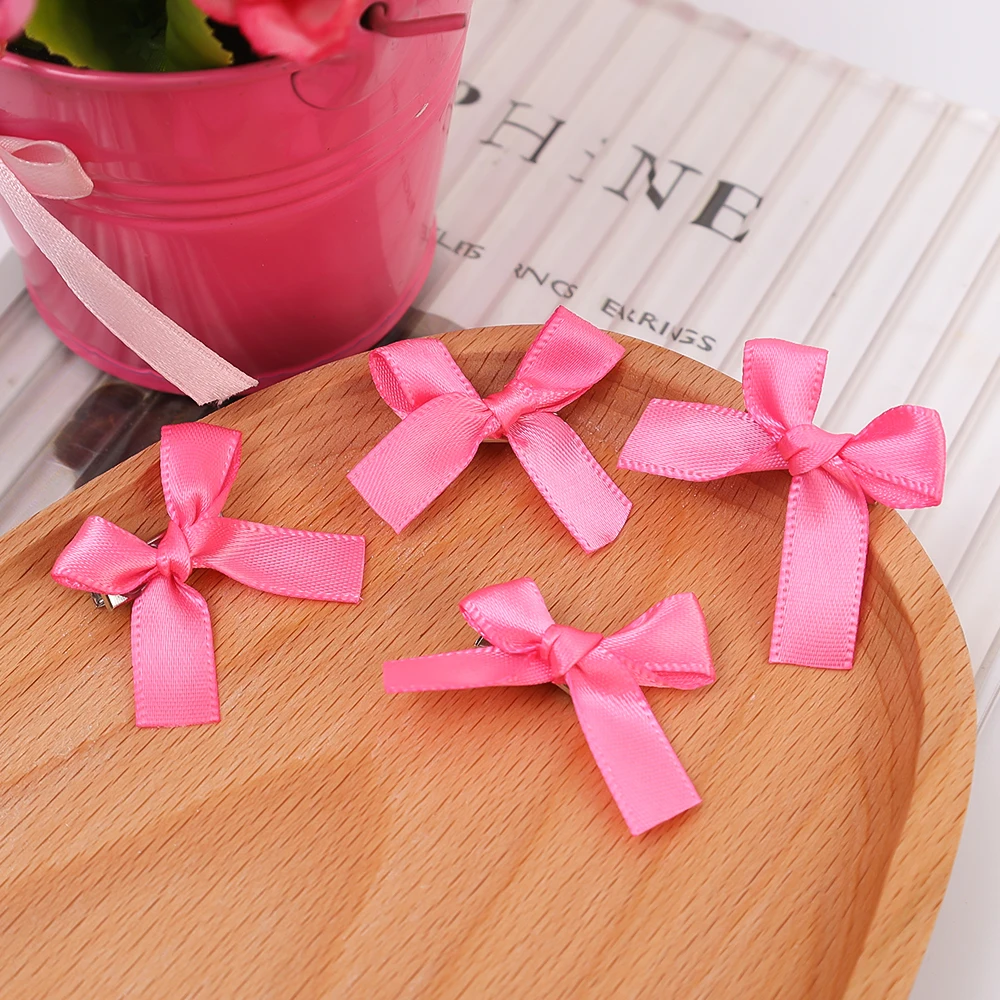 8/2/1 pz piccola forcina rosa Bowknot per le ragazze Y2K estate nuova carino frangia clip Hairslide copricapo accessori per capelli per i bambini