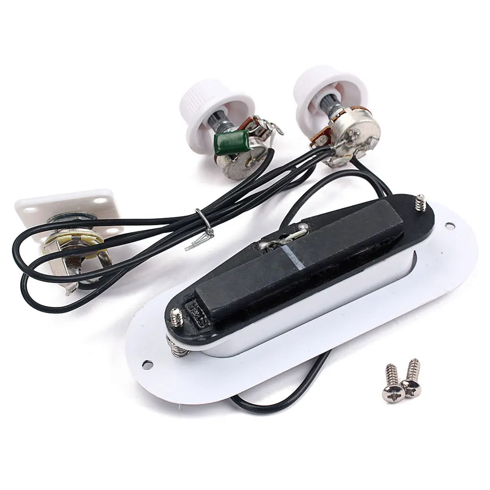 

1 set 1 Set Electric Guitar Pickup Piezo White For Acoustic Violin Instrument Sound Amplification Tone Enhancement Guitar Parts