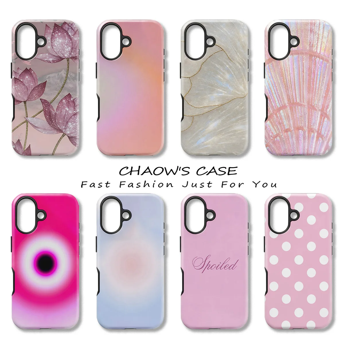 Retor Pink Pearl Lotus Floral Phone Case for Samsung Galaxy S20 S23 S24 S25 S26 FE Plus Ultra Edge 4G 5G Double-layer Back Cover