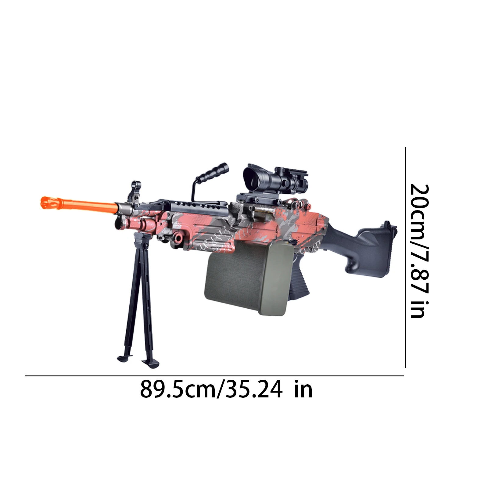 M249 grandes metralhadoras pesadas elétrica explosão gel arma de brinquedo bola de gel-automático ao ar livre crianças/arma de brinquedo adulto para batalhas de equipe