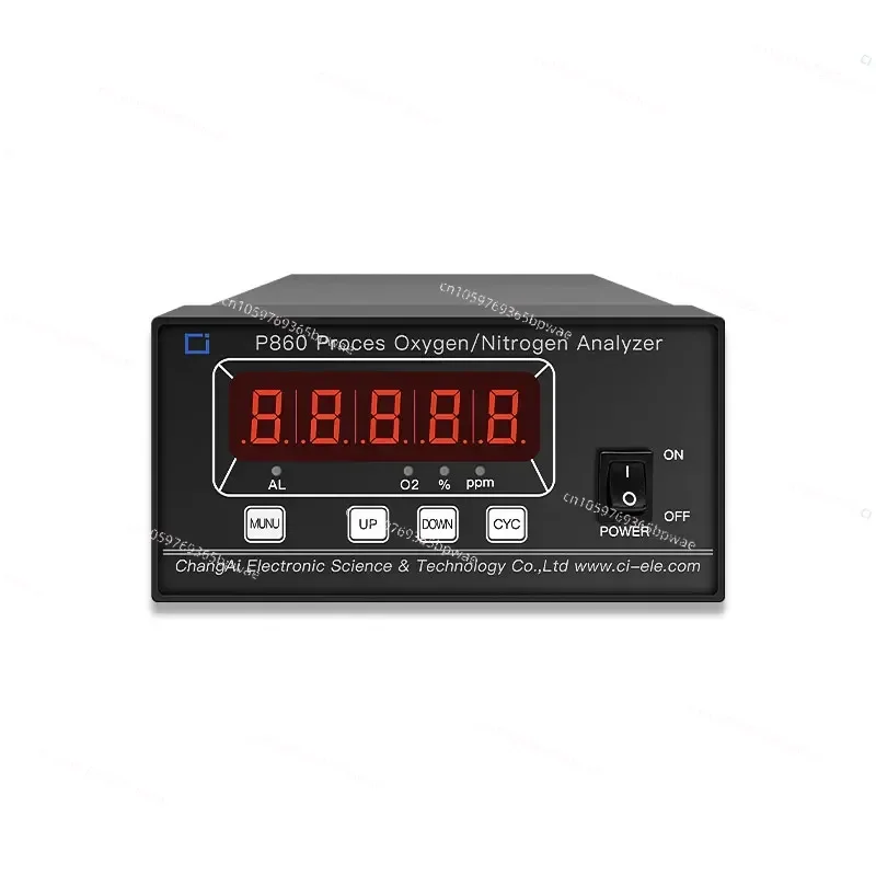 Industrial Online Gas Tester P860 Oxygen Nitrogen Concentration Purity Analyzer for Industrial Use