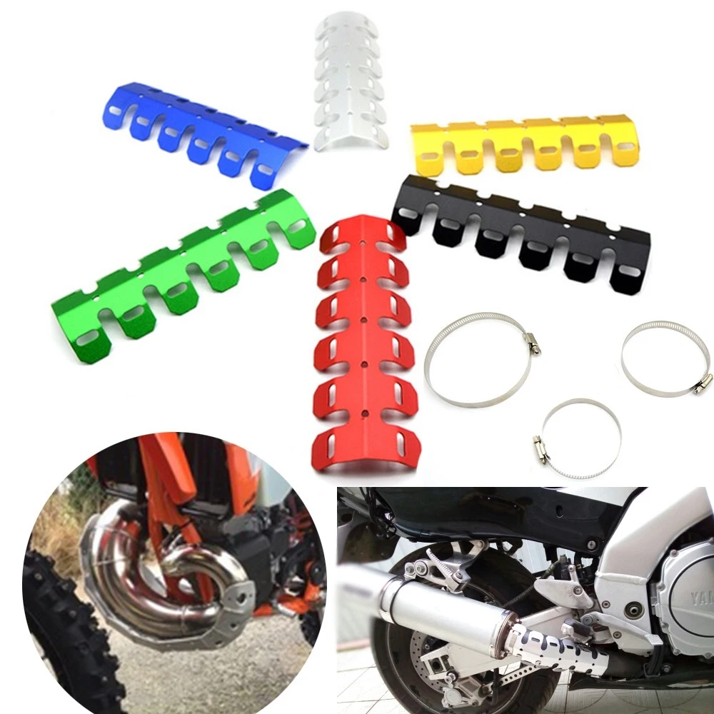 Motorcycle Front Manifolds Exhaust Heat Shield Protector Anti-scalding Cover Heat Sink Modified Accessories