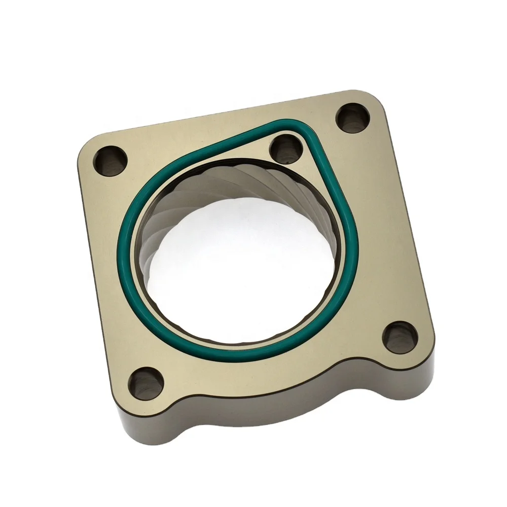 

Hot Sale Billet Aluminum Throttle Body Spacer for Fit GE6 GE8 City GM2 GM3 Intake Manifold Adapter