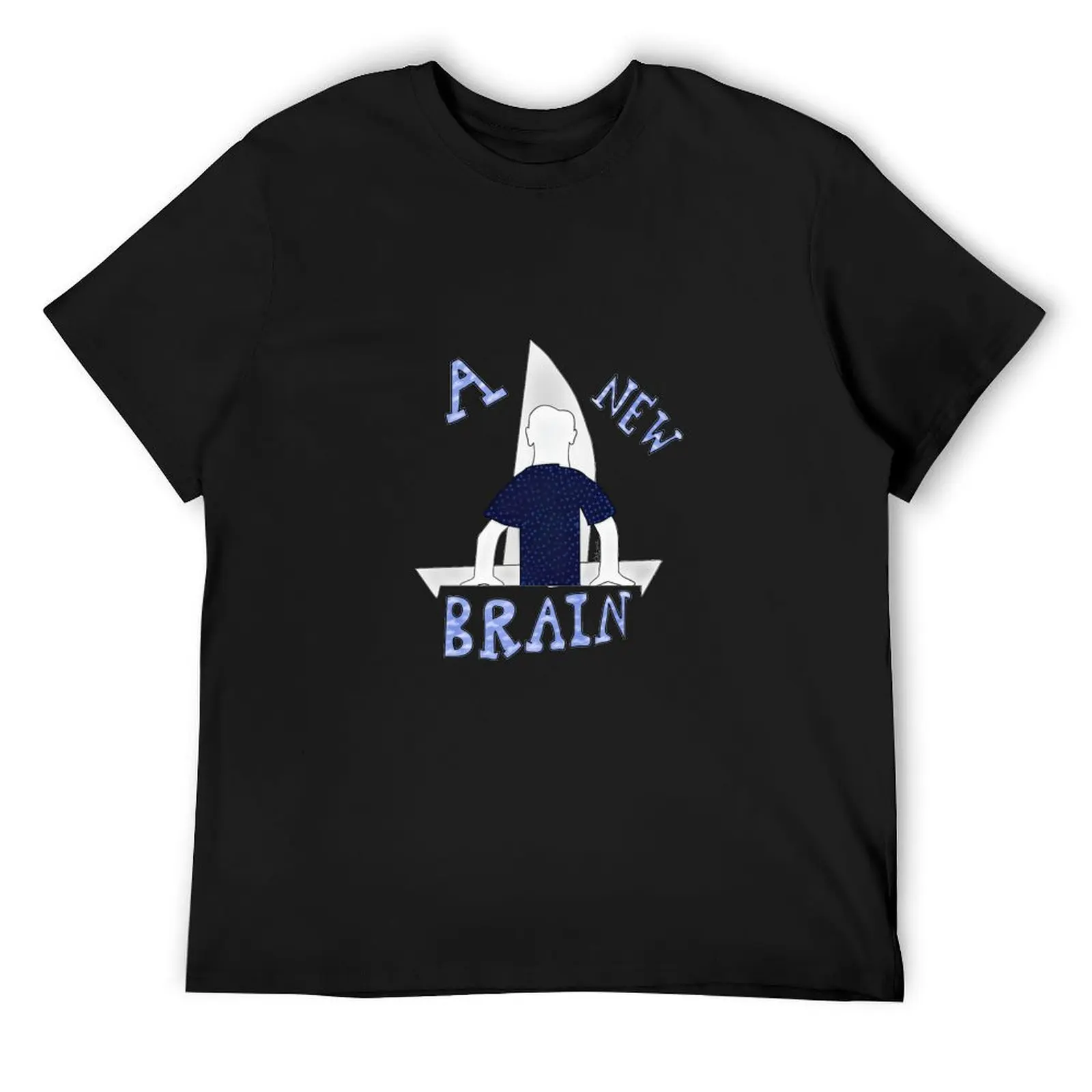 

A New Brain T-Shirt summer top graphic shirts funny shirt cotton Anime t-shirt workout shirts for men