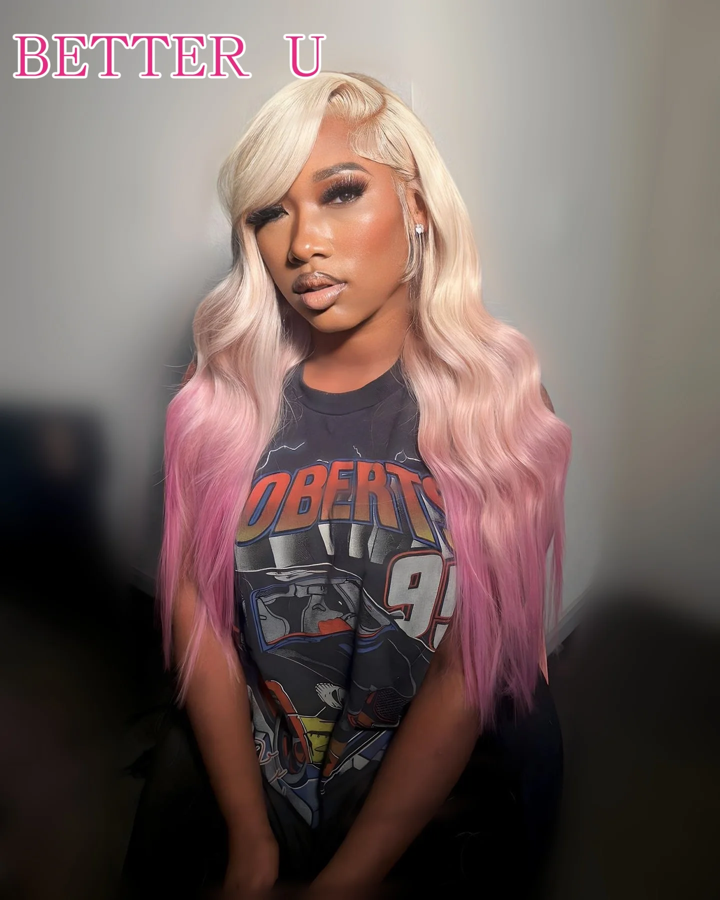 

13x6 13x4 Body Wave Highlight White Pink Lace Front Human Hair Wigs Brazilian Colored 5x5 Lace Closure Glueless Human Hair Wig