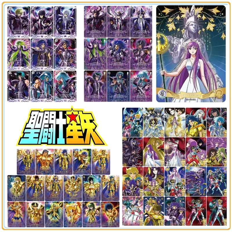 

KAYOU Original Saint Seiya Полная серия Набор UR BP MR UTR R SR SSR Анимационная коллекционная карта Детские игры Игрушки Рождественские подарки