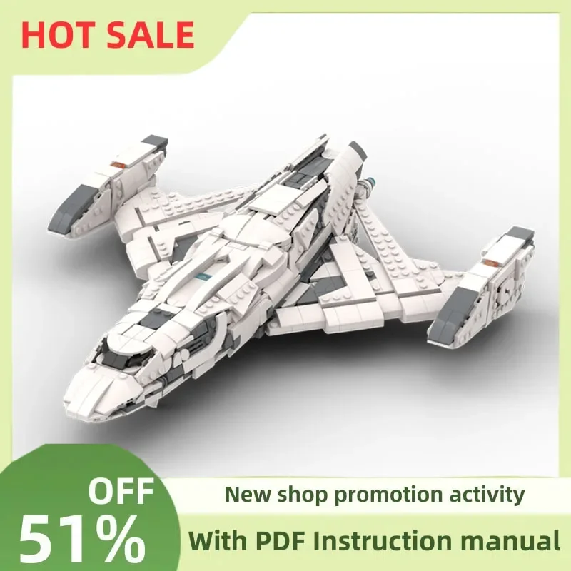 

New 1423Pcs Popular Space Technology Series Moc Clipper Battleship Model Building Block Diy Creative Ideas Kid Toy Birthday Gift