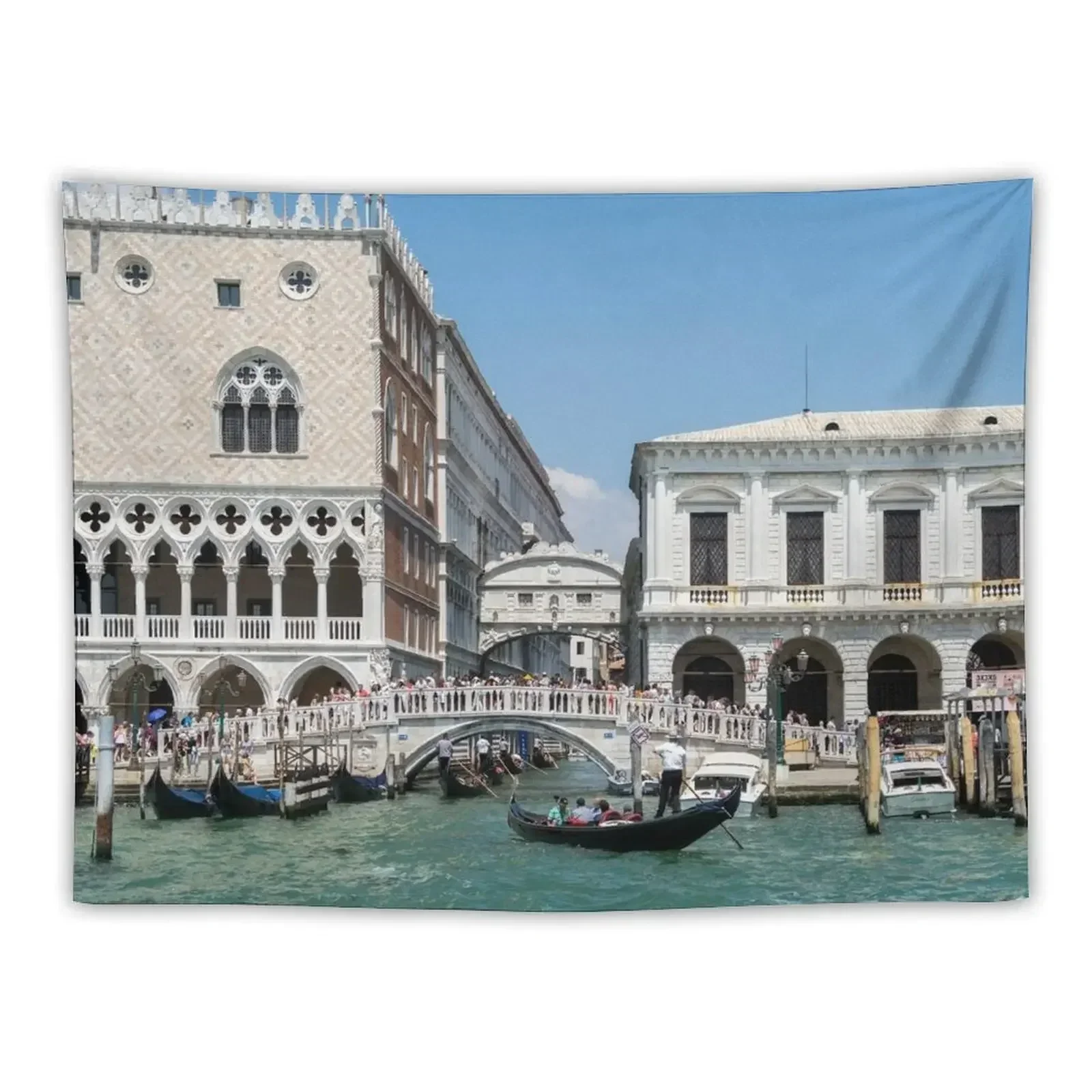 Classic Venetian - Doges Palace Prisons Palace and the Bridge of Sighs Tapestry Wallpaper Tapestry