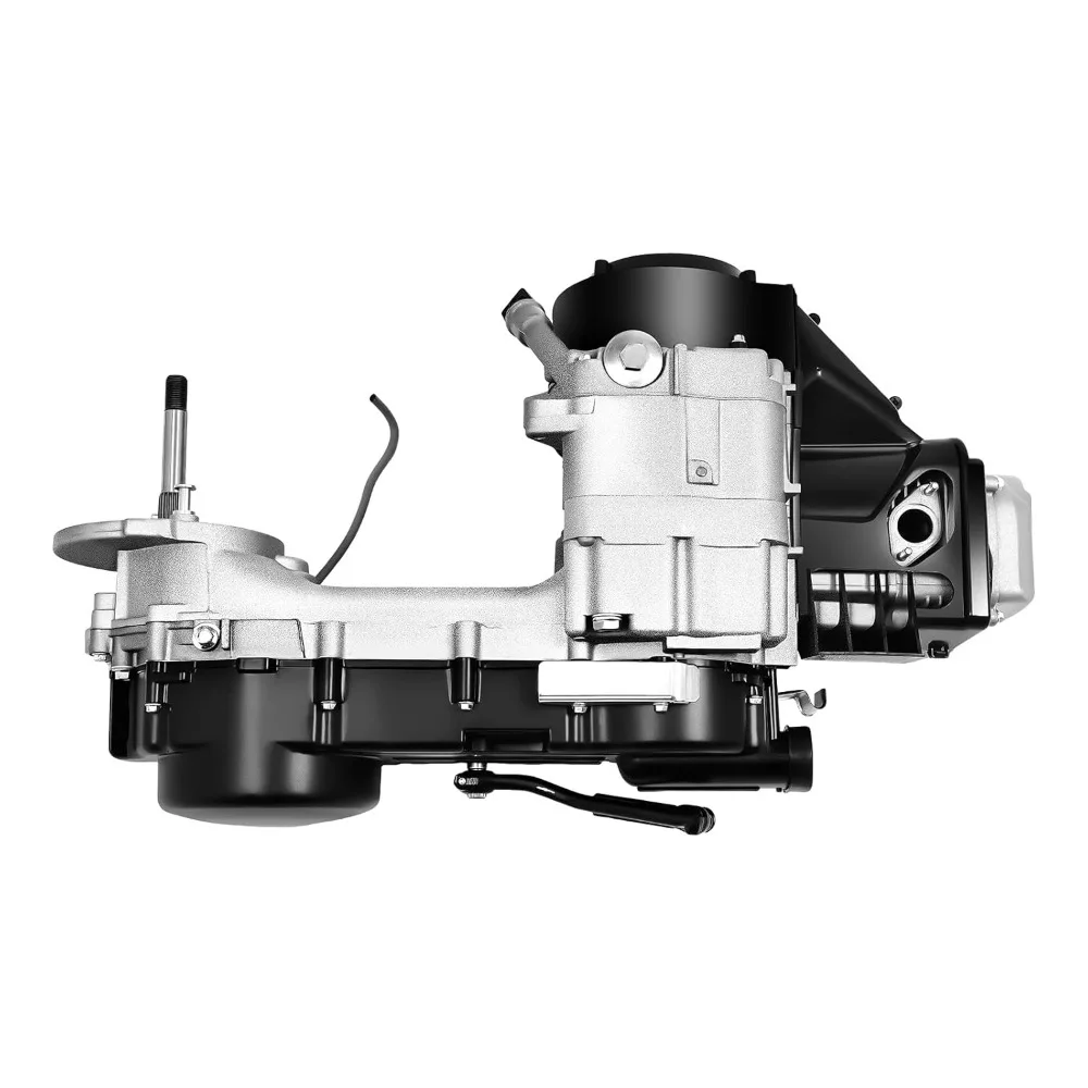 150CC GY6 Moped Scooter Engine Motor, 4-Stroke ATV Go-Kart Engine Motor Kit Single Cylinder Engine Scooter with CVT Auto Clutch