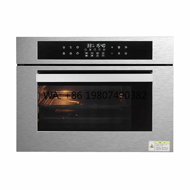 

35L Steam Bake Oven, Smart Touch Control 8 Cooking Modes, Multifunctional Household Built-in Baking Appliance