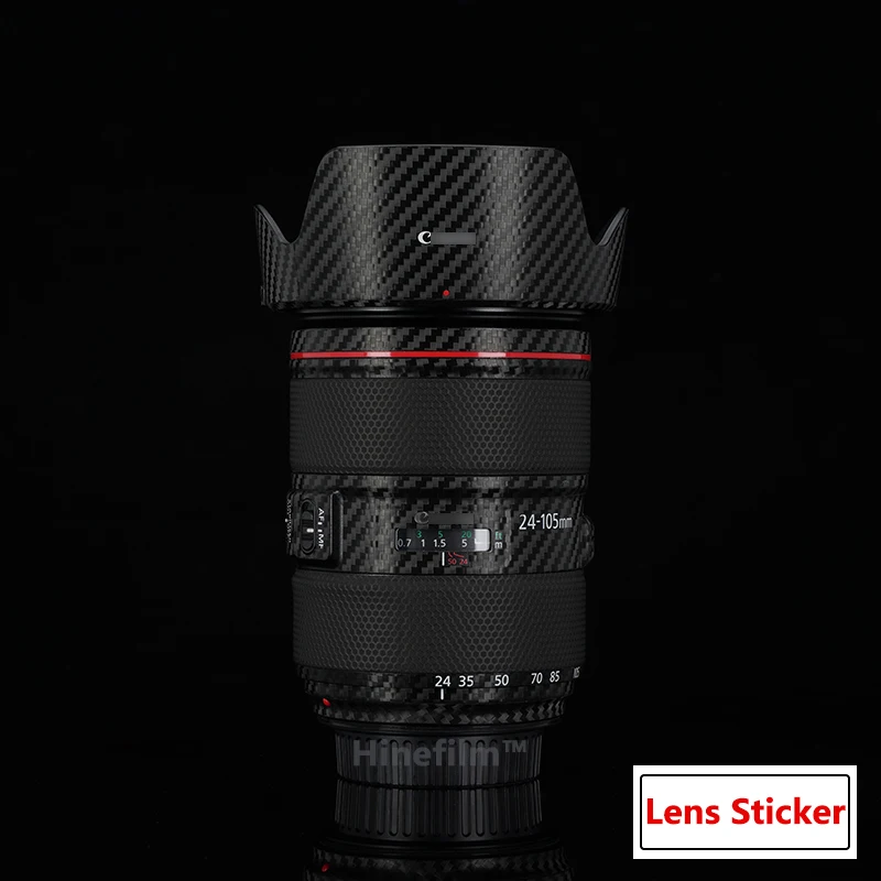 Hinefilm الجلد لكانون EF24-105 F4 II عدسة ملصق 24 105 التفاف غطاء لكانون EF 24-105 مللي متر f/4L IS II USM عدسة مائي الجلد 24105