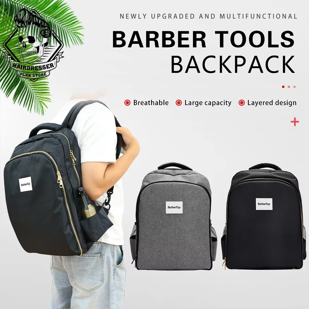 

Salon Hairdresser Multifunctional Backpack Large Capacity Traveling Barbershop Hairdressing Tool Storage Bag Styling Accessories