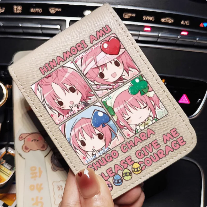 

Anime Hinamori Amu Shugo Chara Fashion Wallet PU Purse Card Cash Holder Bag Cosplay Gift B2240