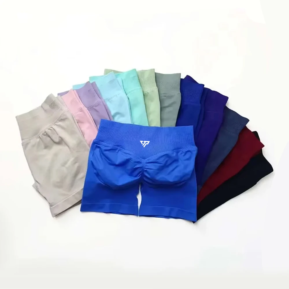 

High Quality Good Quality Sports Stretch Women Fitness Shorts Yoga Training Running Pilates Tight Yoga Shorts