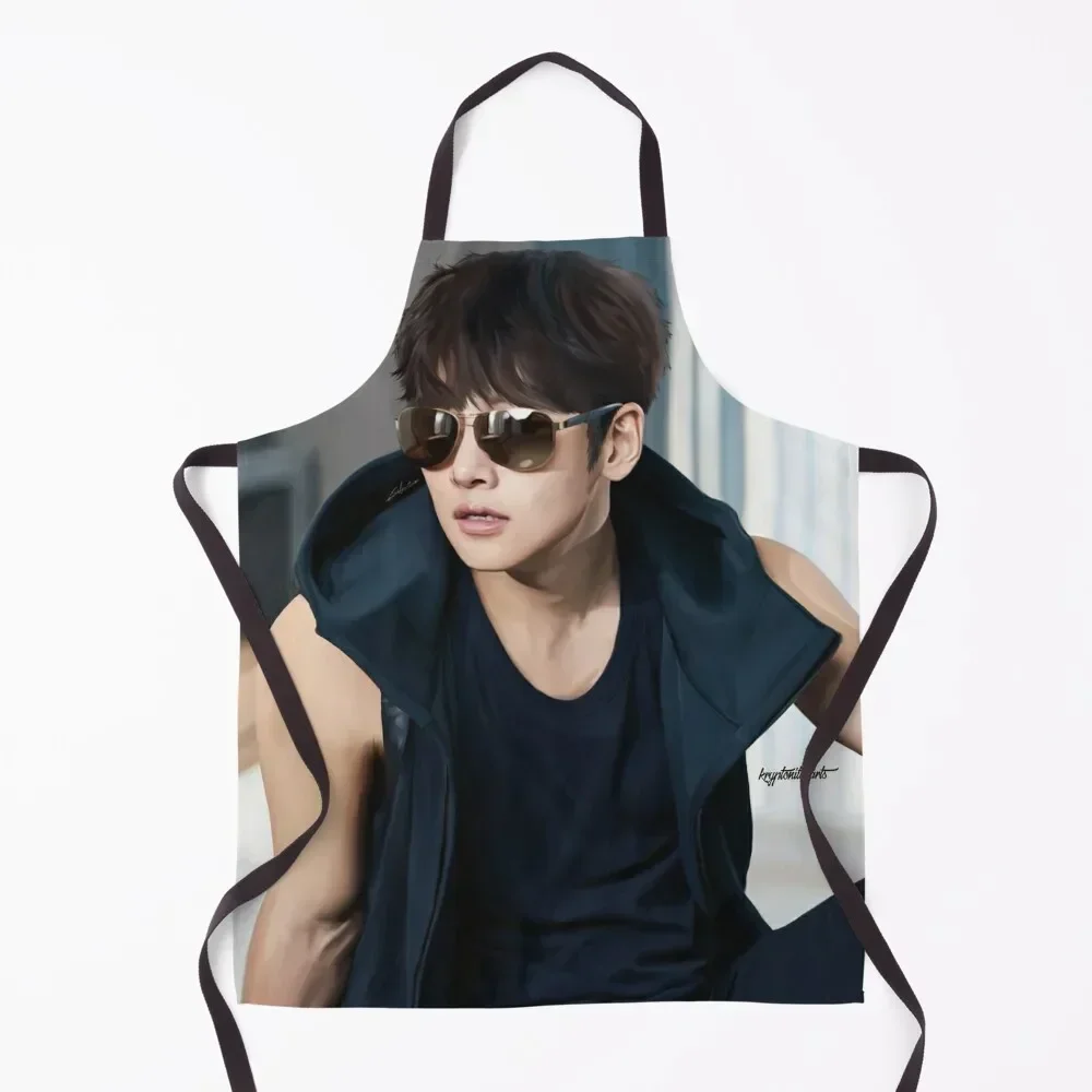 Incredible Ji Chang Wook Apron professional hairdressing Kitchen Man Apron