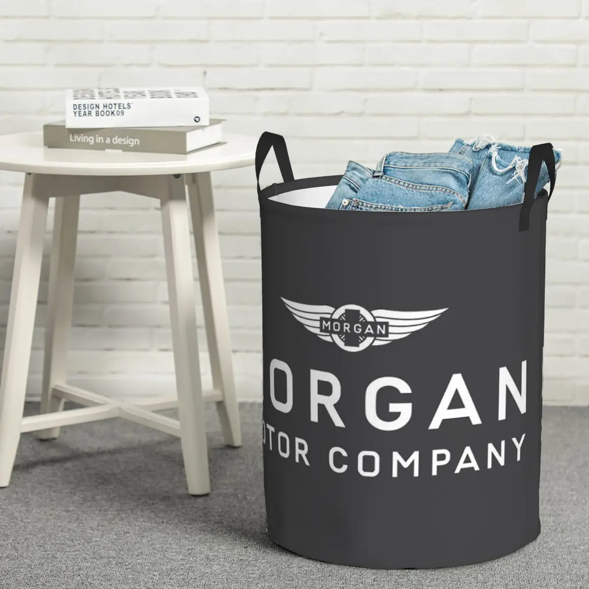 Cesto de lavandería plegable de la marca Morgan Motor Car Company, organizador para el hogar, cesta para lavar ropa de bebé, organizador para el hogar