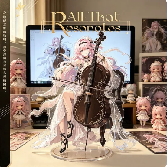 Japanese Anime Wuthering Waves Dani Acrylic Stand Figure Model Plate Cosplay Collection Desktop Decor Gifts XYZ
