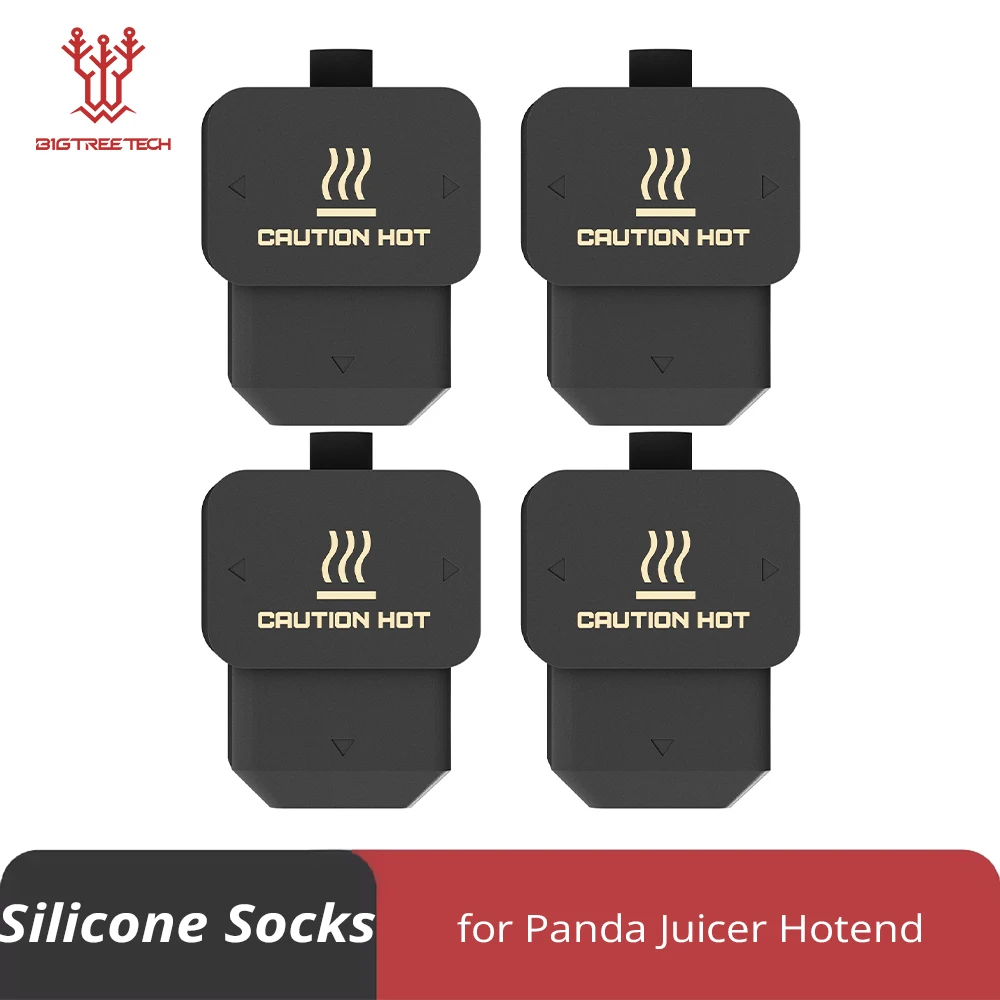

Силиконовые носки BIGTREETECH для соковыжималки Panda Hotend, экструдер, нагревательный блок для Bambu Lab H2D/A1/A1, мини-черный силиконовый чехол