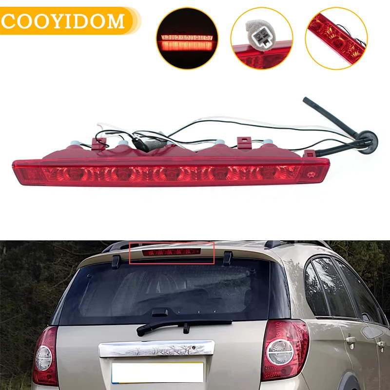 Car Rear High Level Brake Light For Chevrolet Captiva 2008 2009 2010 2011 2012 2013-2015 3RD Brake Rear Stop Tail Light Lamp