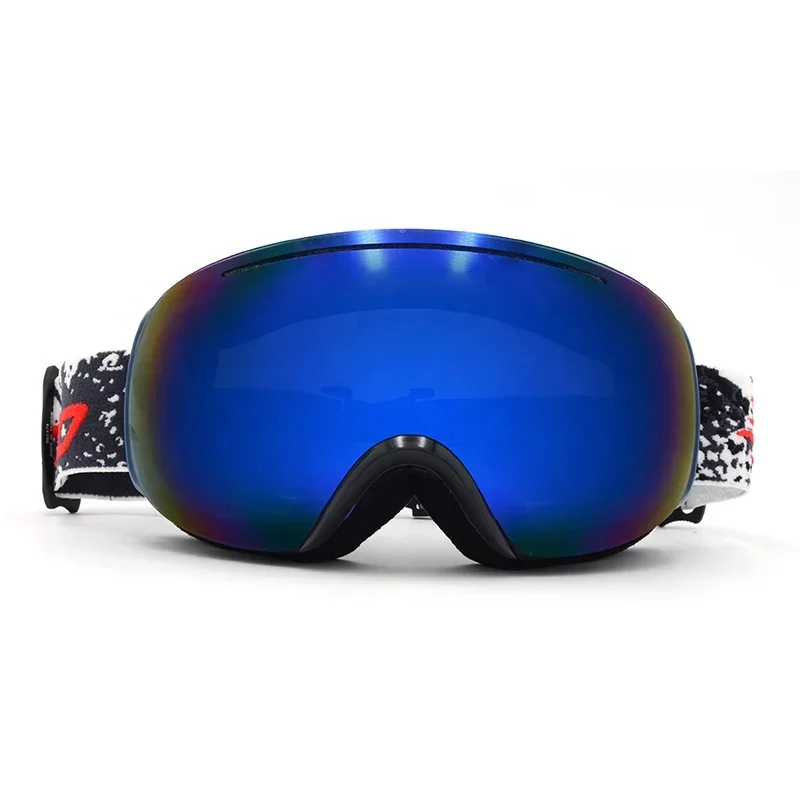 New Designer Uv400 Anti-Fog Men Womens Custom Magnetic Snowboard Snow Ski GogglesSG1374