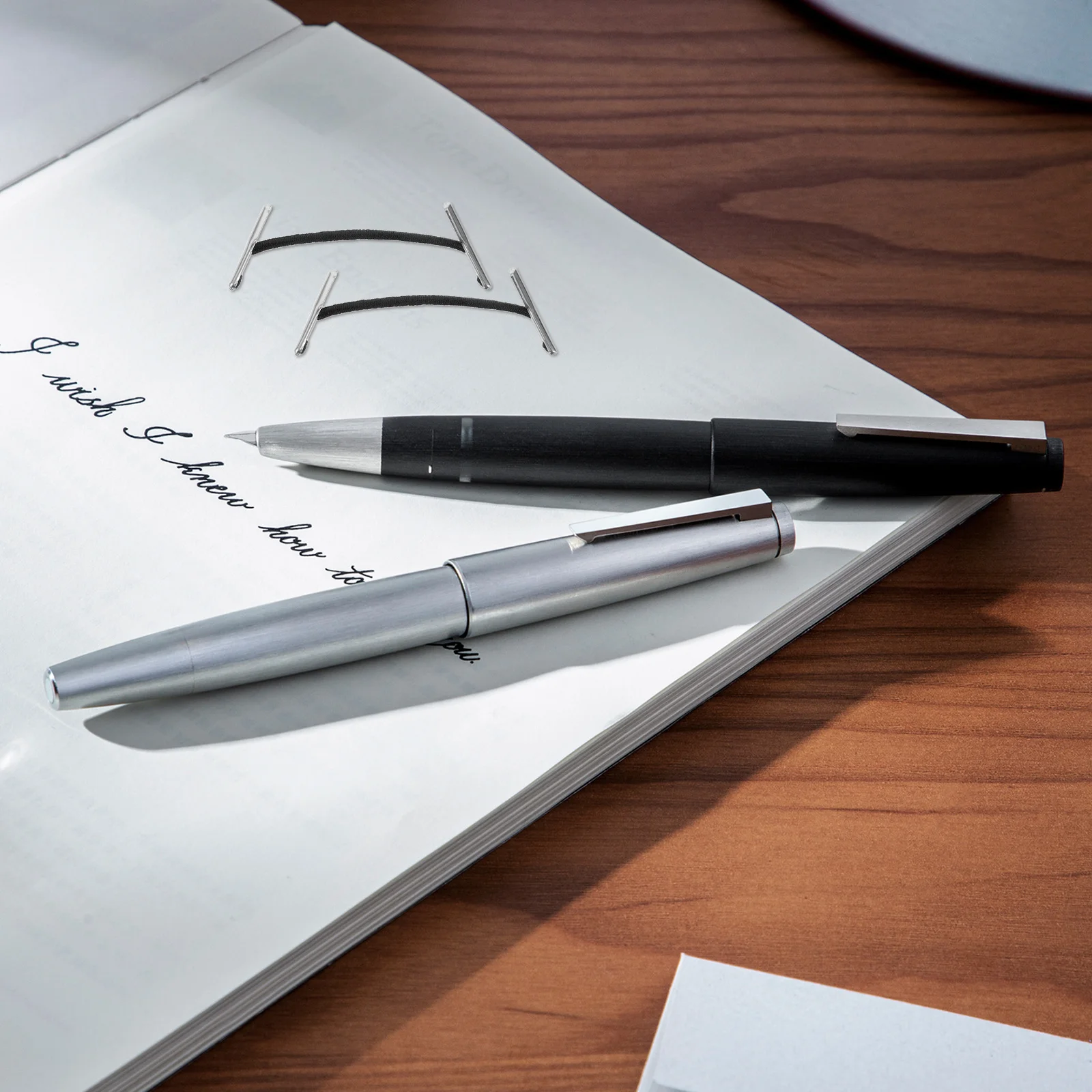 100 قطعة مشبك حديد حبل مرن قابل للتعديل تمتد حبل لقبعة تحديد كتاب ملزمة الحرفية الخياطة ملحق الحبل