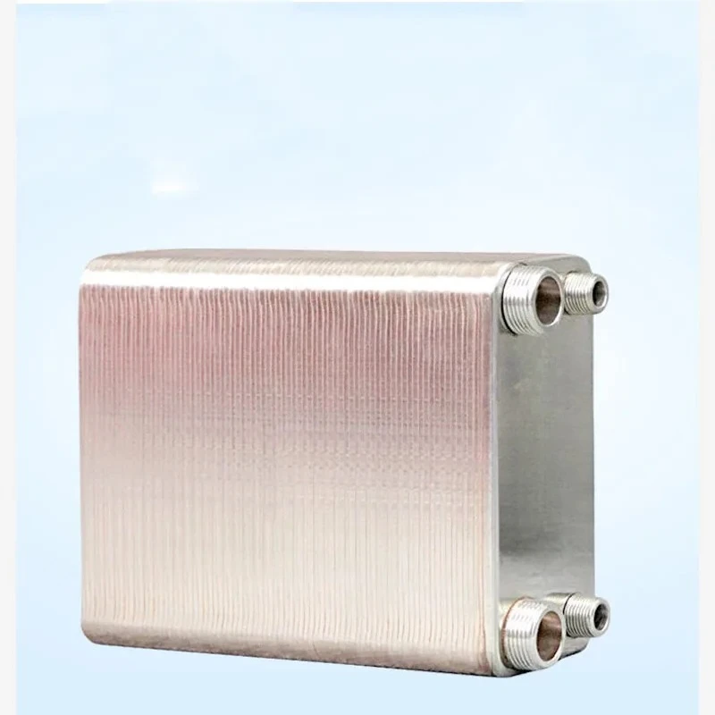 Original 100 Plate Stainless Steel Heat Exchanger Soldered Hot Water Boiler Counter Flow Cooler