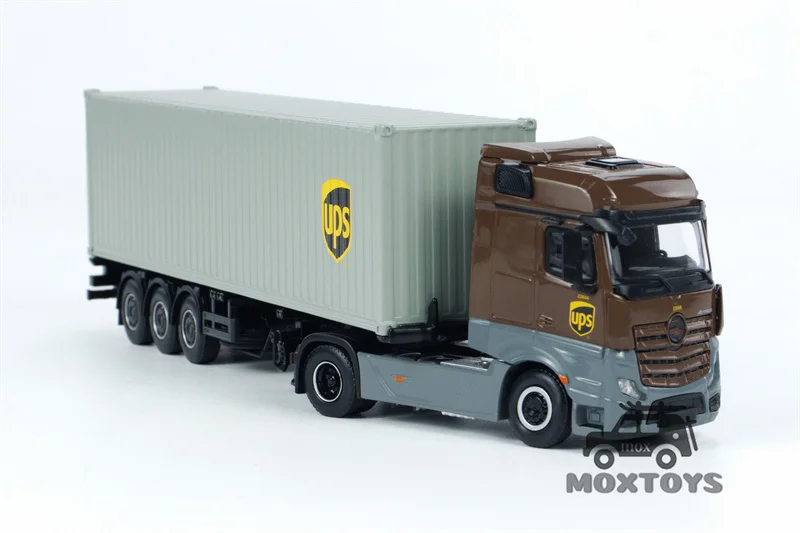 MINI GT 1:64 Actros Trailer w/40 Ft Container 40 truck / Figurine Diecast Model Car