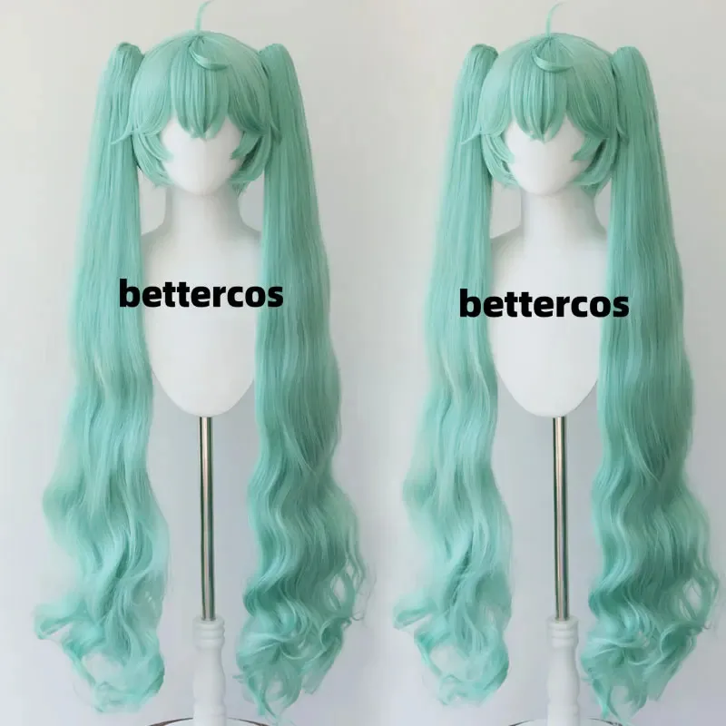 

Miku Cosplay Wigs Synthetic Wig With Long Ponytails Anime Heat Resistant Synthetic Hair Wigs