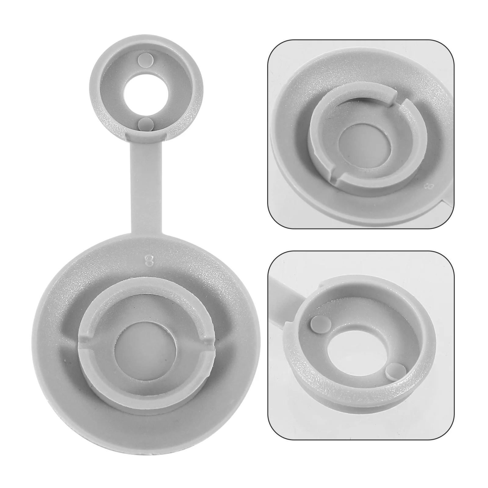 

10pcs Dark Screw Caps for Screw Car Interior Panel Ceiling Plastic Cover Anti Rust RV Van Accessories