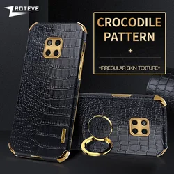 For Mate20 Pro Case Zroteve Crocodile Pattern Leather Cover For Huawei Mate 20 30 40 Mate30 Mate40 Pro Shockproof Phone Cases