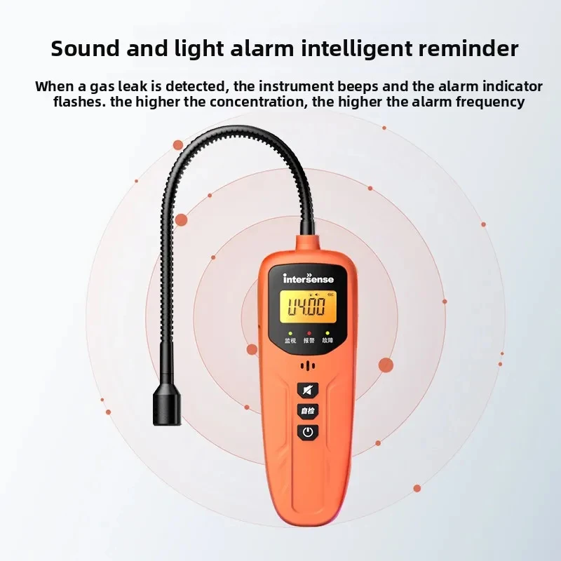 Portable Gas Leak Detector X20 – High Sensitivity for LPG/LNG Tank, Industrial Commercial Safety Inspection